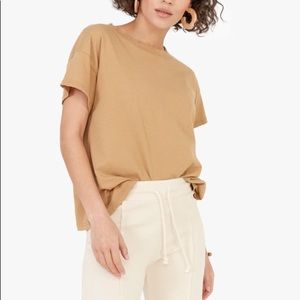 Mate the label vintage boxy crew size s golden color